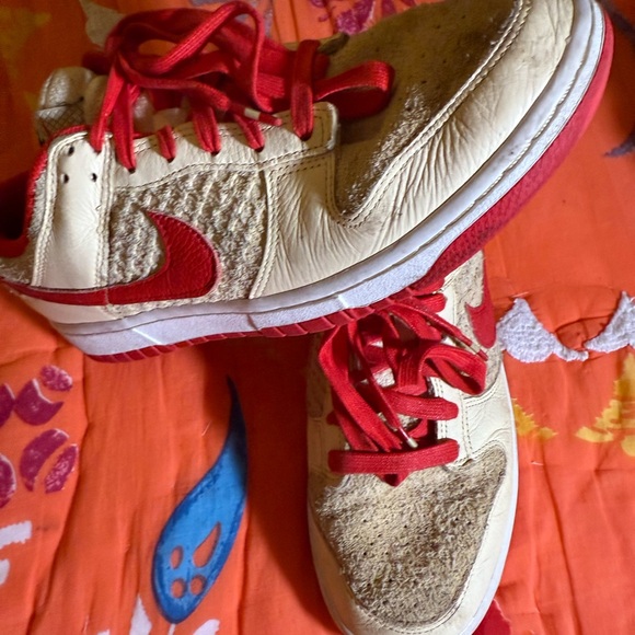 Nike Dunk Low Retro SE Strawberry Waffle Men’s Sneakers - Picture 12 of 12